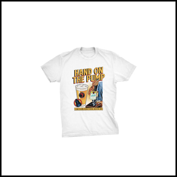 Hand On The Pump T-Shirt (White)